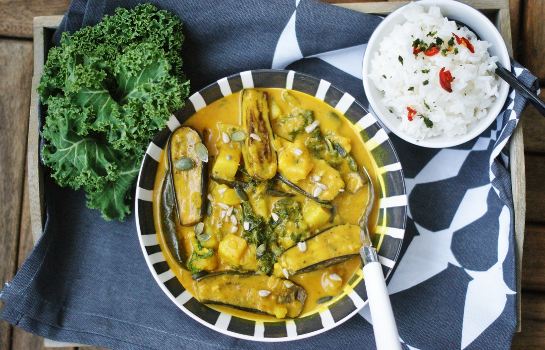 Eggplant thai curry